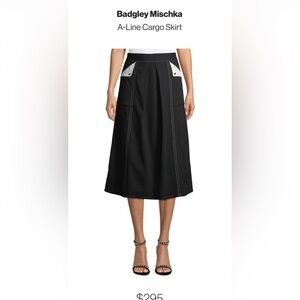 Badgley Mischka A line Cargo skirt.  Size 4